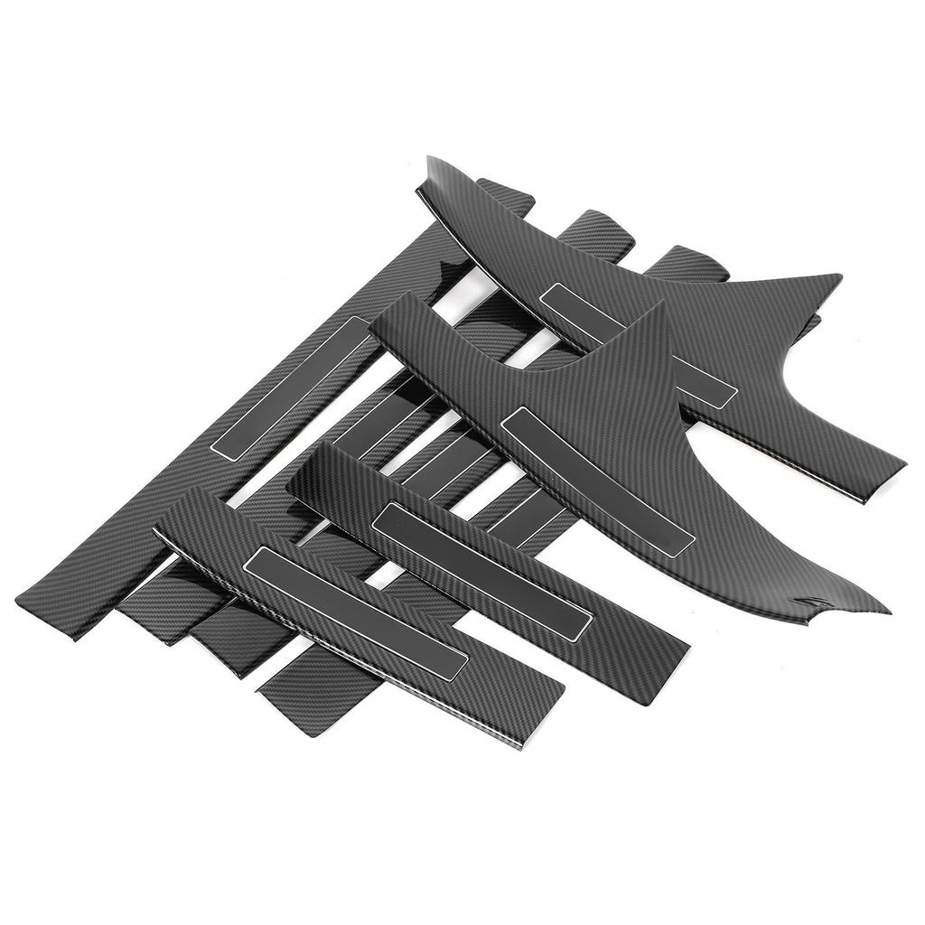 Набор из 8 шт. Накладки на пороги Carbon Fiber Тип Пороговая Защитная Накладка Защитная Крышка Подходит для Honda Accord 2018-2020