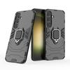 For Samsung Galaxy S25 Plus 5g Back Cover Phone Case Shockproof Armor Anti-Fall Metal Ring Holder Magnetic Protect Funda Coque