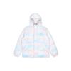 Li Ning Wade Series Cotton Candy Casual Reflective Short Down Jacket Unisex Jacket Off-White AYMR511-1