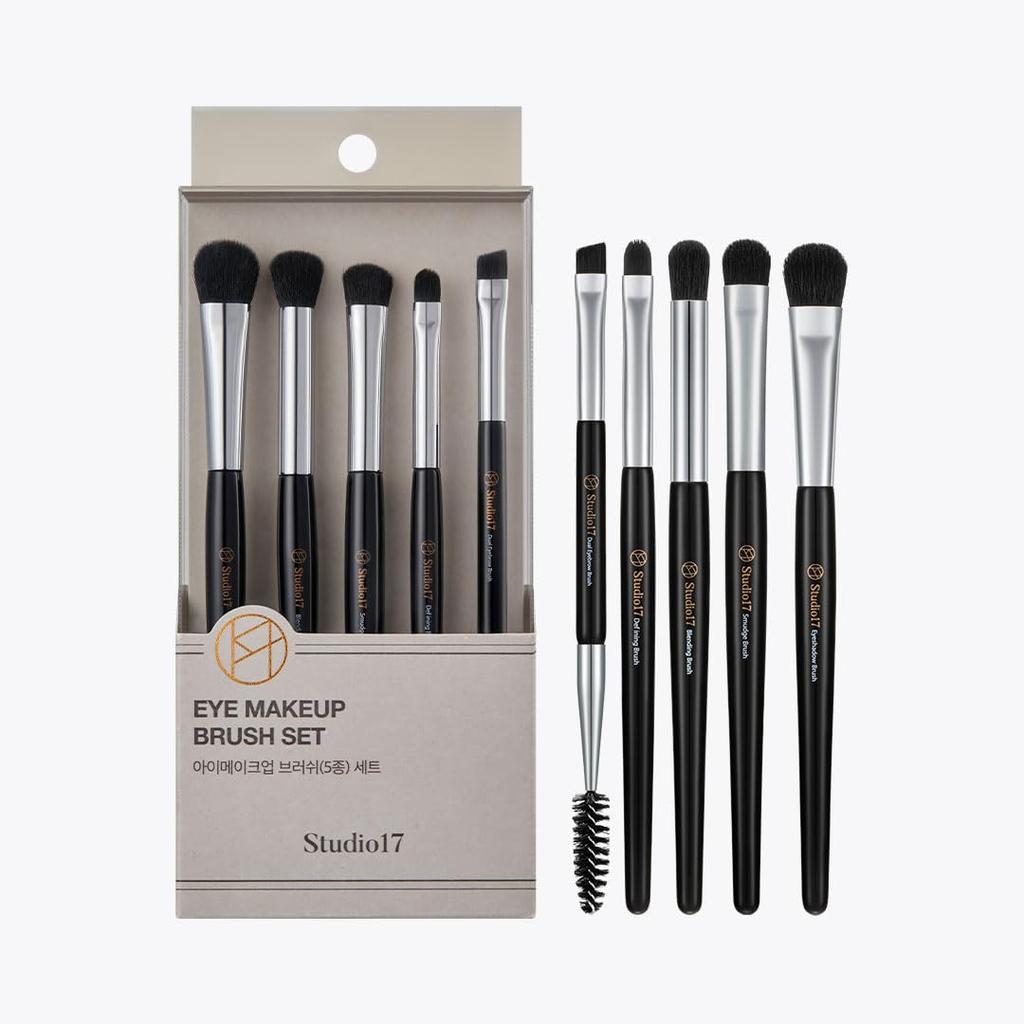 Eye Makeup Brush Set Eyeshadow Brush Eyeshadow Brush Eye Makeup Brush Set Present Gift Korean Cosmetics Oryang Olive Young [studio17] (5-piece Set)