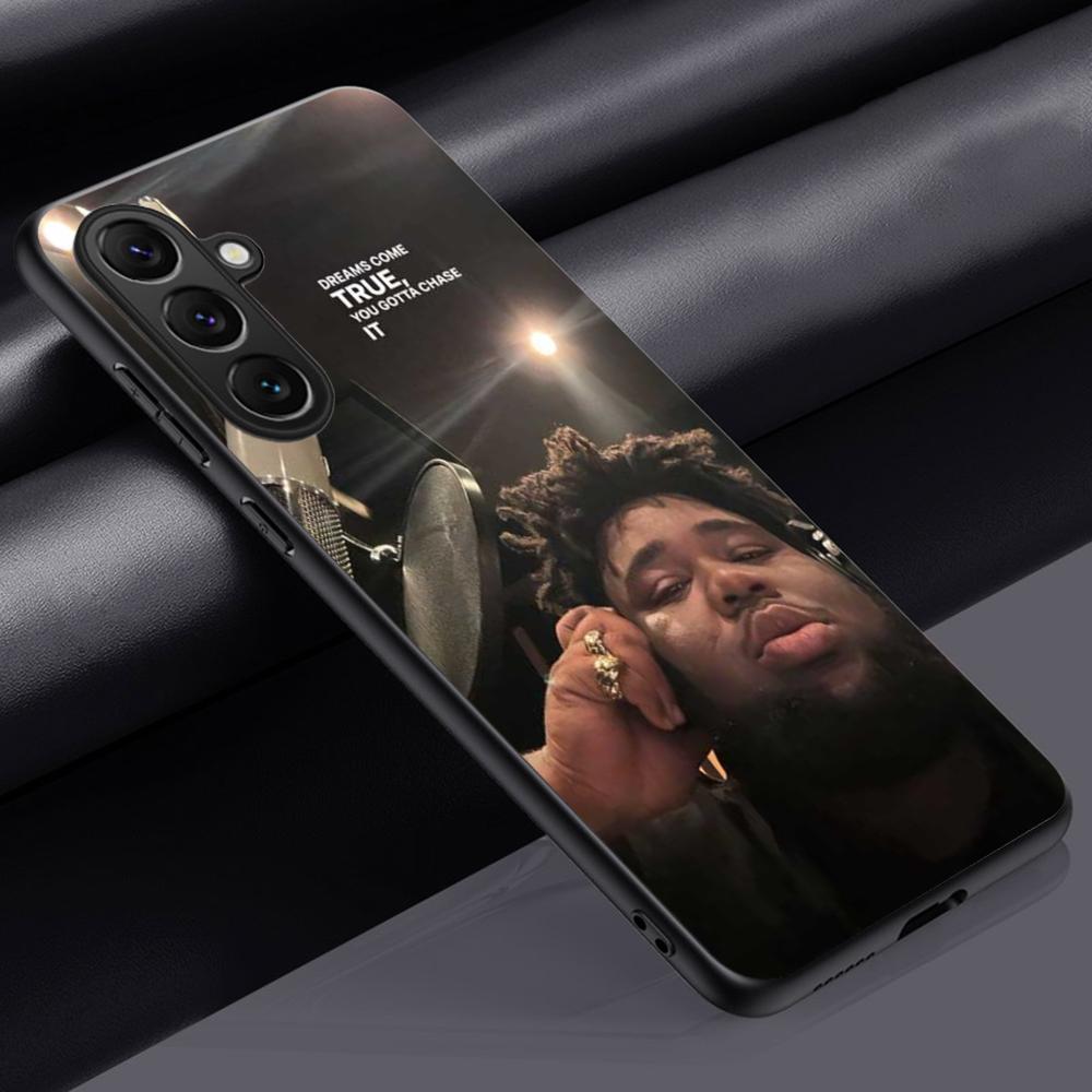 Модный крутой постер рэпера Rod Wave Чехол для телефона для Samsung Galaxy S26 S25 S24 S23 S22 S21 Plus Ultra Note20 Мягкий Черный