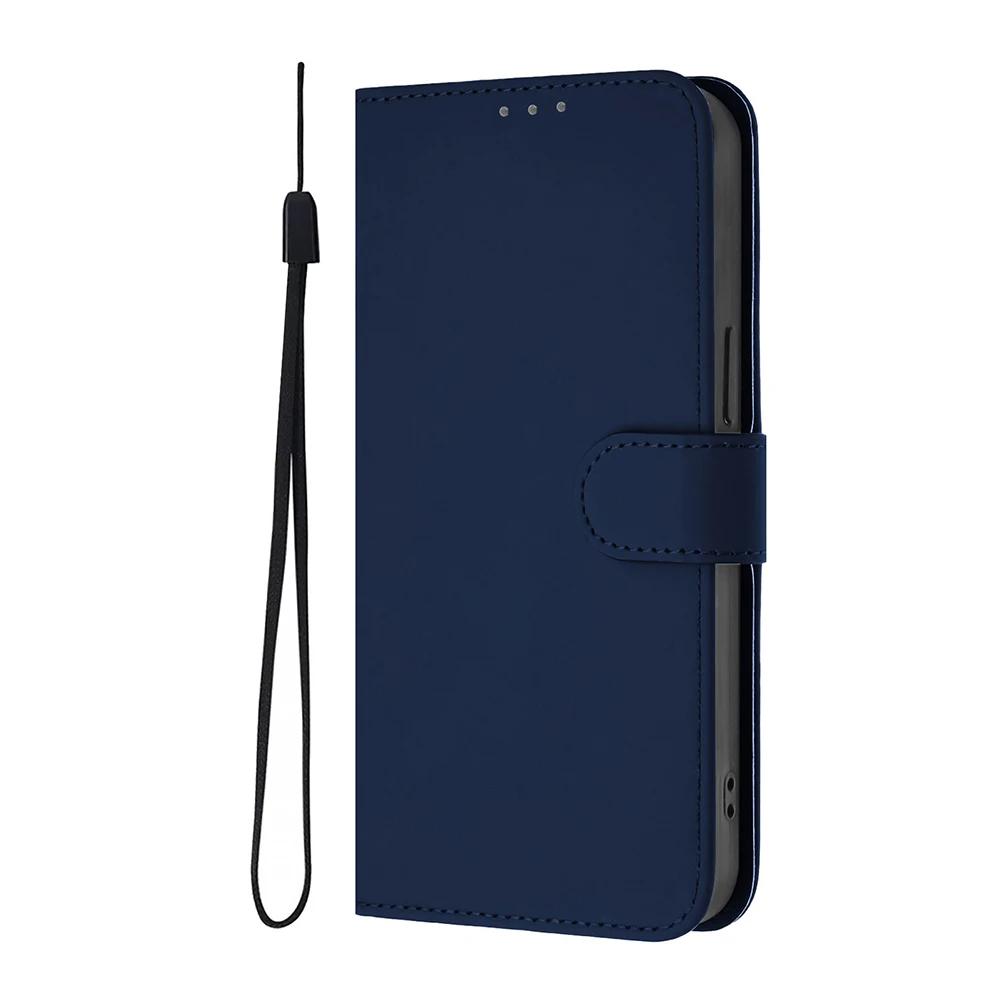 Однотонный чехол-кошелек для Samsung Galaxy M62 M55 M54 M53 M52 M35 M34 M33 M32 M23 M15 M14 M13 F62 Держатель для карт Ремешок Чехол для телефона