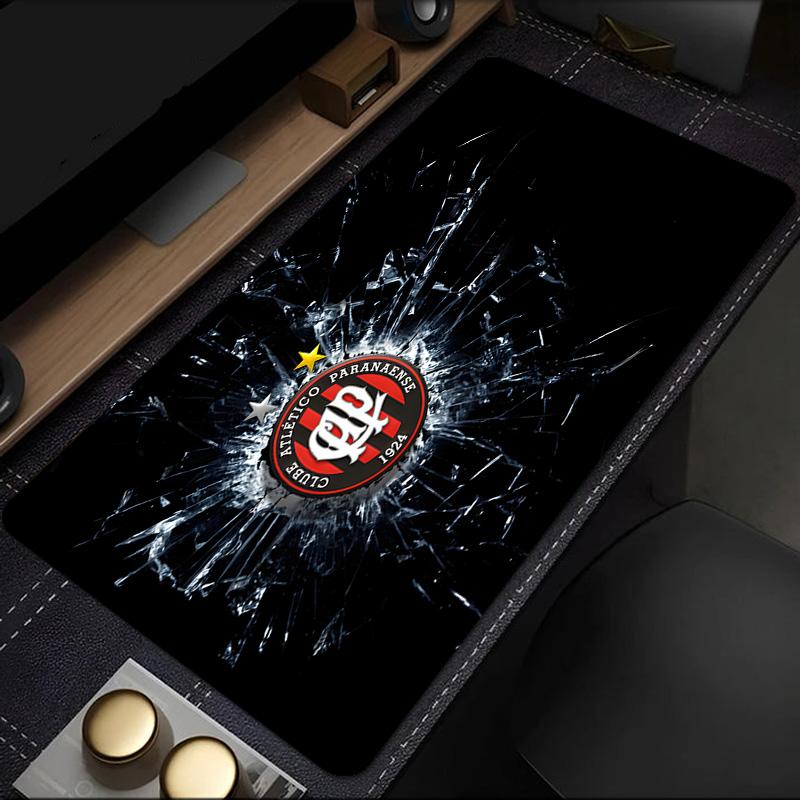 Atletico Paranaense Crest Mouse Pad, Rubber Base, Mouse Pad for Gamers and Office Use, Gaming Desk , Easy To Clean Mat Christmas fan gifts