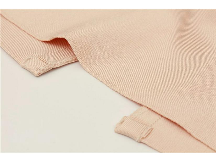 Шикарная юбка-бандаж средней длины: Элегантная высокая посадка, эластичный дизайн, облегающий бедра