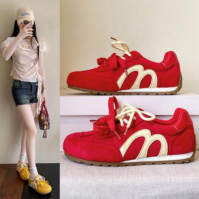 2025 японский стиль Tabi Ninja Shoes женские ретро замшевые балетки с разрезом на носке лодочки женские джинсы Mary мокасины балетки