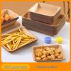 Одноразовые подносы из крафт-бумаги Changbaosen (Упаковка 100 шт.)