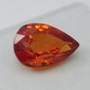 8.20 Ct Natural Ceylon SAPPHIRE Pear Shape Orange Color   Loose Gemstone