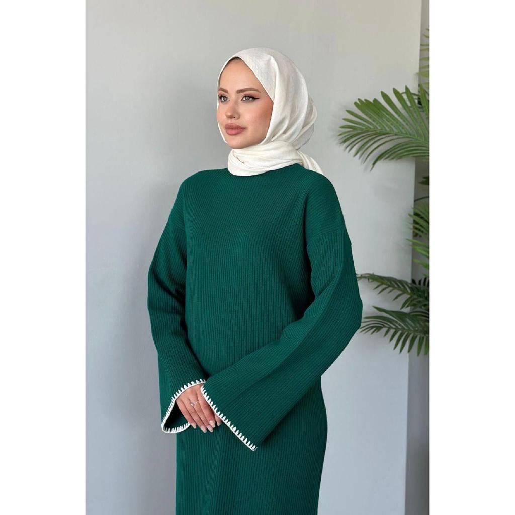 Zeynep Трикотажное Платье Черное