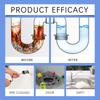 Pipe Foam Cleaner Powerful Drain Unblocker Rapid-Acting Formula Removes Grease And Odours From Kitchen And Bathroom Sinks