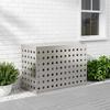 Air Conditioner Cover Silver 90 x 40 x 60 cm Stainless Steel