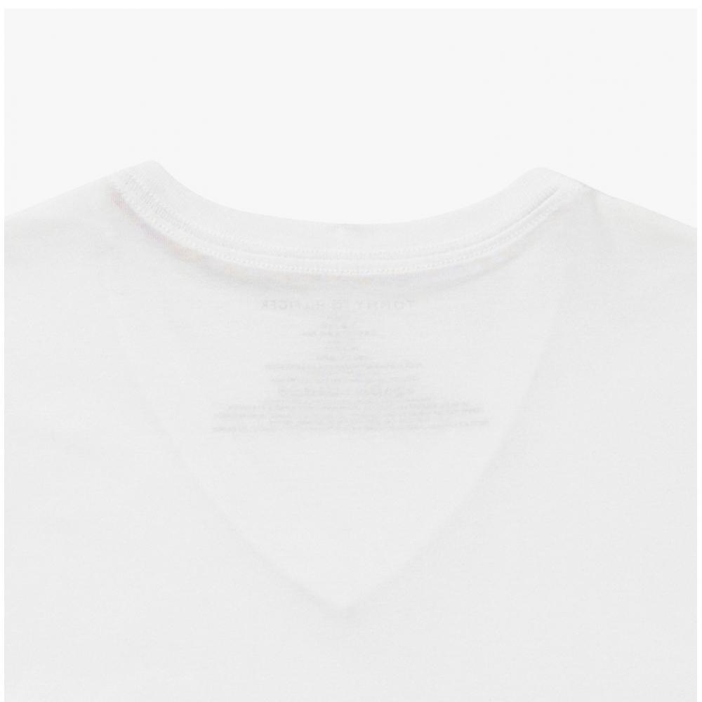 Tommy Hilfiger 09t3140 100 Футболка с V-образным вырезом с коротким рукавом