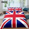 Комплект постельного белья с национальным флагом размера King, креативный комплект постельного белья с американским флагом для подростков и взрослых, односпальное и двуспальное одеяло из микрофибры