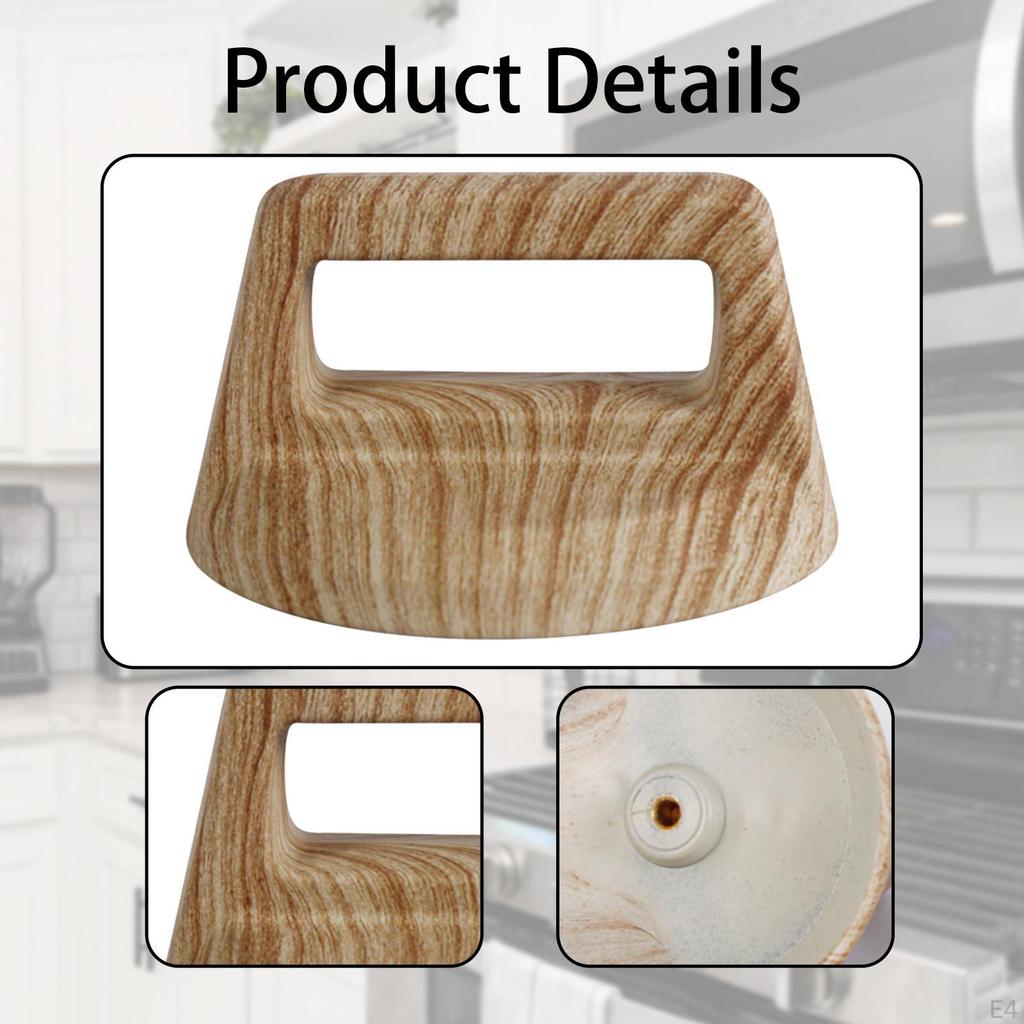 Удобная ручка-кнопка для крышек сковородок, разработанная для крышек чайников