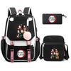 Ghost Extermination Surrounding Animation Backpack Campus Trend Primary And Secondary School Students Schoolbag Pencil Bag Shoulder Bag