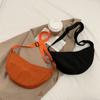 Solid For Girls Nylon Crossbody Bag Korean Dumpling Bags Single Shoulder Bags Women Messenger Bags
