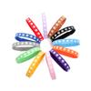 12 Pack Newborn Puppy & Kitten Identification Collars – Adjustable Soft Paw Print Whelping ID Bands for Litter Marking