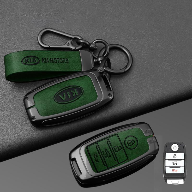 3/4 Buttons Zinc Alloy Car Smart Key Case Cover Shell For KIA Sportage Cerato Optima K2 K3 K4 K5 RIO Picanto Soul Sorento Sedona
