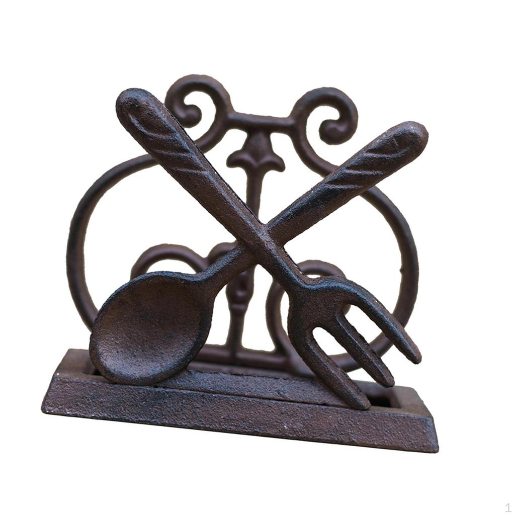 Elegant Napkin Holder for Dining Table - Vintage Iron Design