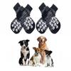 Носки для собак с регулируемыми ремнями, двухсторонние носки с ручками для собак, носки с защитой лап, маленькие, средние, большие собаки