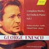CD GEORGE ENESCU - REMUS AZOI?EI, EDUA - Enescu: Violin and Pier 98239 Hänssler Classi 2007 Germany Classical Used