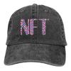 Adjustable Solid Color Baseball Cap Trippy NFT LUV By Artcestral NFT Artists Washed Cotton NFT CryptoPunk YABC Sports Woman Hat