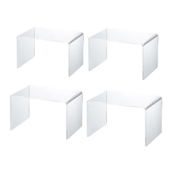 Прозрачный акриловый органайзер для кухонного шкафа для хранения на столешнице и полка для специй