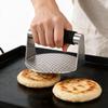 Manual Hamburger Patty Maker Anti-rust Grill Press Durable Barbecue Press Plate  Dough