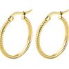 Golden Silver Black Color Hoop Earrings Simple Round Hollow Fashion Personalized Ear Jewelry Gift for Wedding Party Kupe