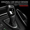 For BMW 1 2 3 4 5 6 Series F10 F18 F20 F21 F22 F23 F30 F31 F32 F35 Carbon Fiber Style ABS Gear Shift Knob Panel Cover Trim Frame