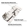 2pcs Kitchen Cabinet Tip-Out Trays Hinges Self-Closing 45 Degree Pivot Hinge for Sink Drawer Bathroom Organizers Shoe Cabinets
