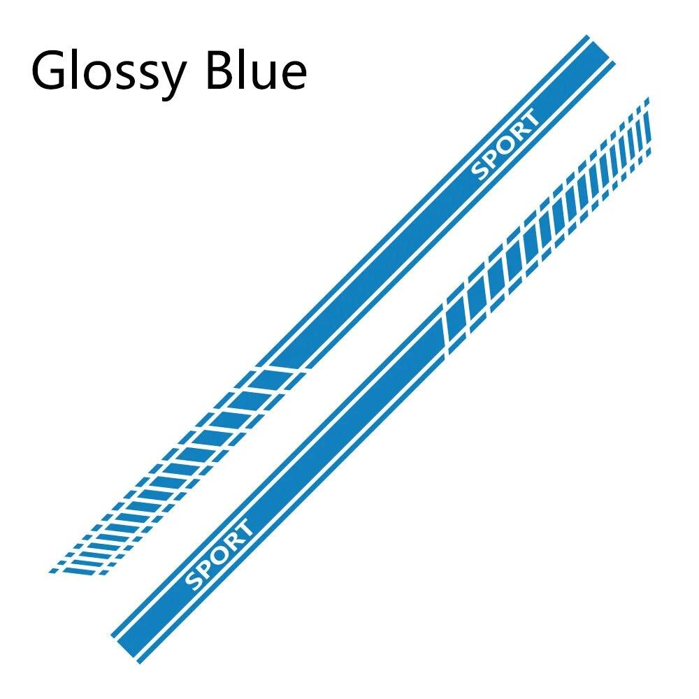 Sport Car Door Side Skirt Stripes Stickers GTI Auto Accessories For Volkswagen VW Golf 7 5 4 3 6 2 1 MK7 MK5 MK2 MK6 MK4 MK1 MK3