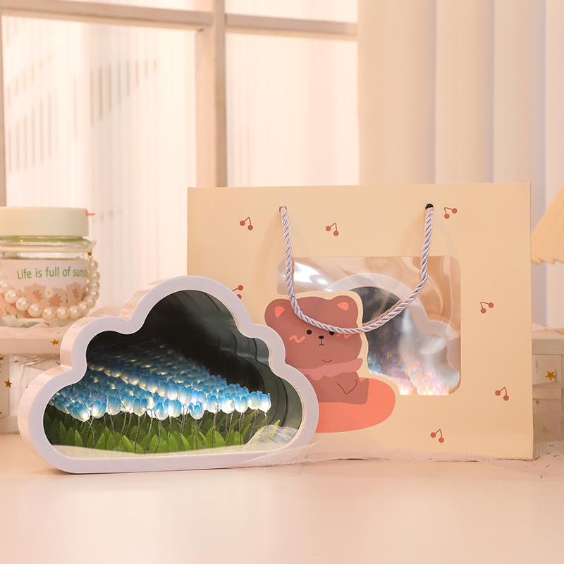 DIY Cloud Tulip Night Light - Handmade Flower Lamp, Perfect Birthday Gift for Girlfriend or Best Friend