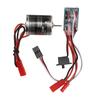 RC Brushed Motor ESC Combo Stainless Steel Low Noise JST Plug 31T Brushed Motor and 30A Brushed ESC