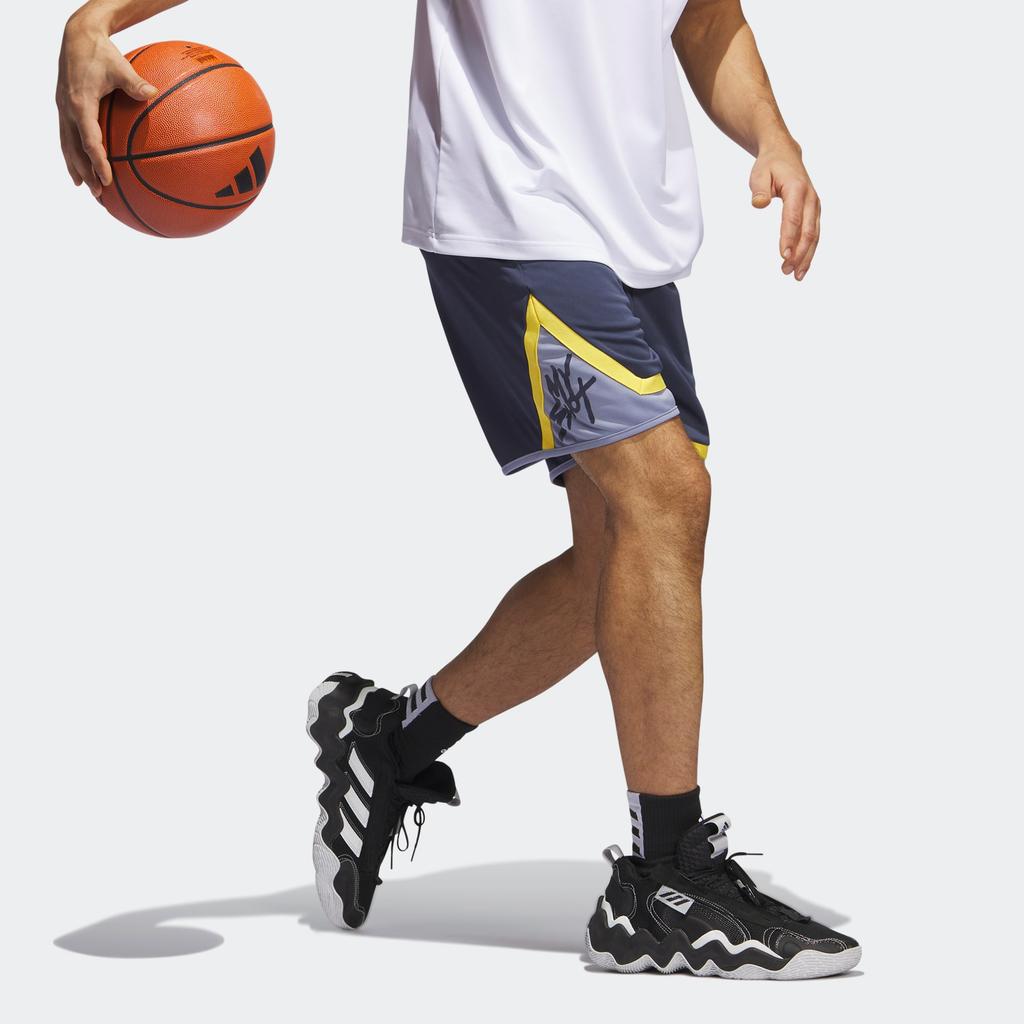 adidas Шорты Pro Block Shorts Quick-Dry Basketball Shorts Men Shorts Dark-Blue IN1709