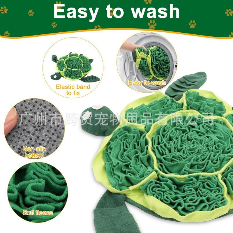 Dog Snuffle Mat Slow Feeder Puzzle Toy Mental Stimulation Training Non-Slip Licking Pad Pet Enrichment Activity