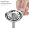 304 Stainless Steel Sandblasted Funnel Integrated Liquid Dispenser