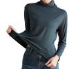 Modal Long Sleeved T-shirt Women's High Neck Base Shirt