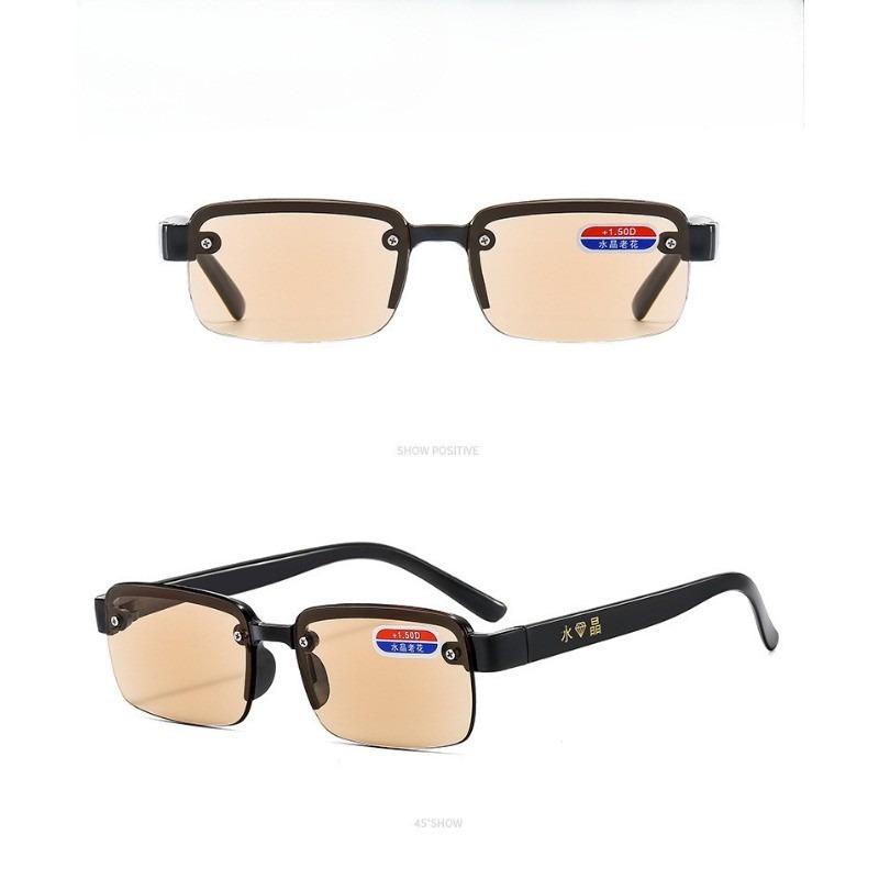 Очки для чтения с линзами из натурального хрусталя для мужчин и женщин с диоптриями +1.0~+4.0, очки для защиты глаз