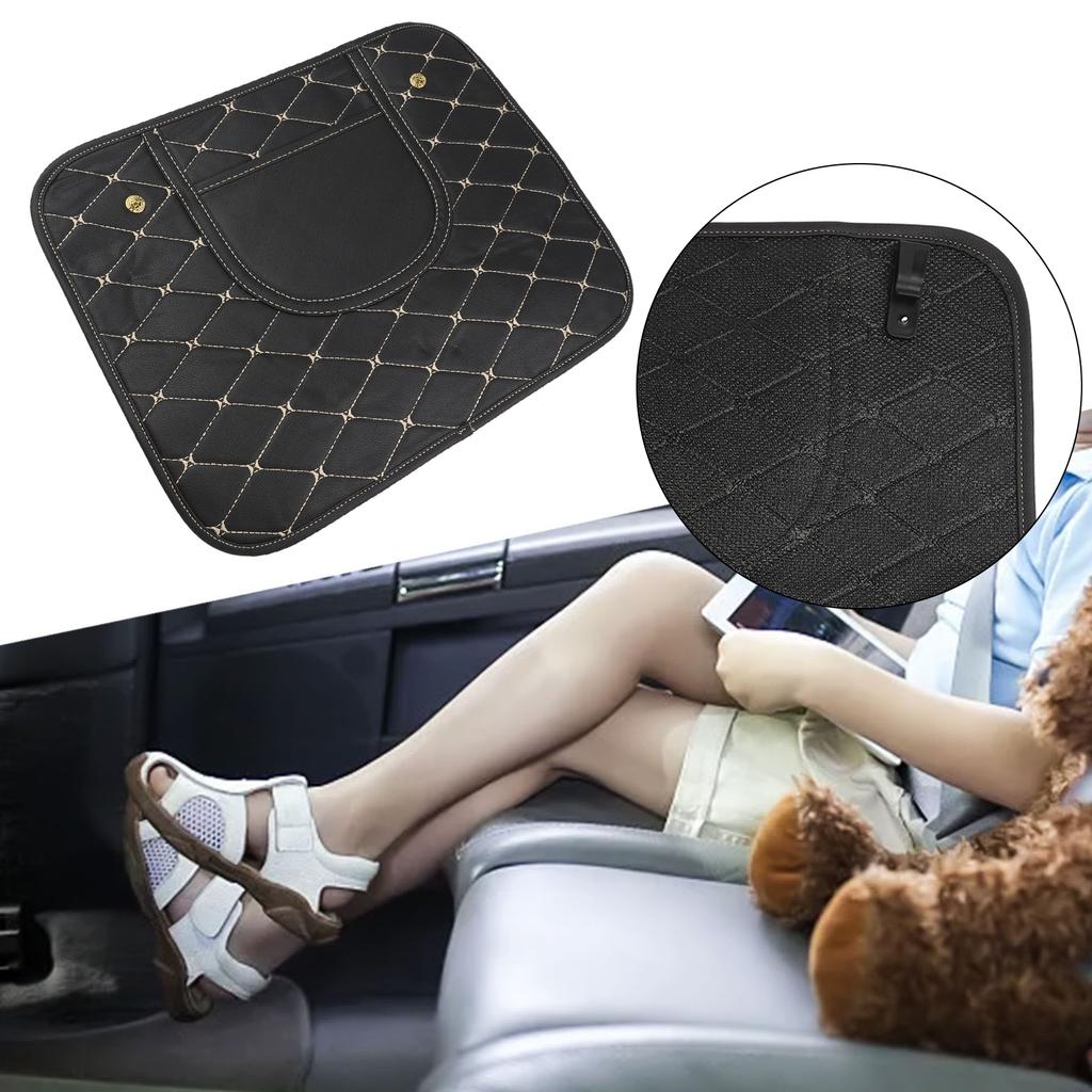 Anti Scratch Pad Car Anti kick Mat For Family Trips Wear Resistant High Quality Leather Protective Pad Scratch Resistant