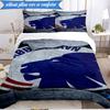 3PCS Fc Copenhagen Lion Crest Bedding Set 2D Printing (Includes 1 Duvet Cover + 2 Pillowcases Coreless), Bedroom decor,Fan gift