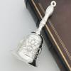 Metal Tea Hand Bells Service Handbell Dinner Bells Loud Call Handbell Vintage Metal Handbells with Delicate Handle