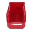 Parts Storage Bin Thickened PP Large Opening Tool Organizer Back Hanging Container for Garage Workshop 276x139x128mm Red