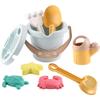 Sand Toy Set, 9 Pcs Sandpit Toy Set with Beach Shapes, Beach Bucket, Beach Shovel, Tool Set, Sandpit Toy, Outdoor Beach Toy and Water Toy for Children