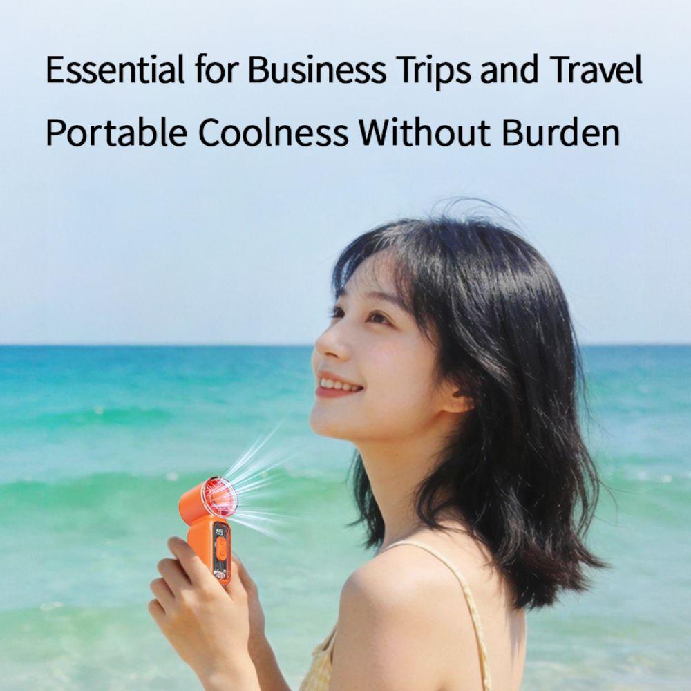 Powerful Wind Super Mini Handheld Fan USB Rechargeable Turbo Fan New Handheld Turbo Fan Summer