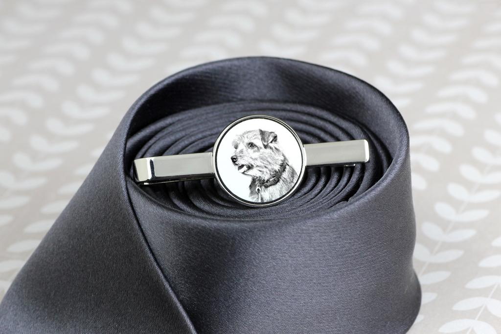 Norfolk Terrier - tie clip with a dog, personalized tie clip, a unique gift for a man from the Art-Dog brand