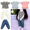 Dolls Trousers Doll Pants Shorts Casual Wears T-shirt Doll Clothes Accessories Doll Jeans Trousers