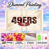 San Francisco 49ers Diamond Painting Kit 5D Full Drill DIY Diamond Mosaic Wall Art Home Decor