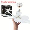 1pc Socket Fan Light, Screw Ceiling Fans with Lights and Remote, E26/E27 Easy Install Ceiling Fan,Dimmable Socket Fan Ceiling