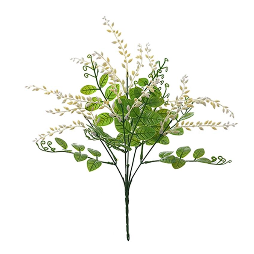 Decoration Artificial Plant Simulation Office Crafts Plastic 5 Stems Home Decor