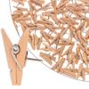 20Pcs/Box Push Pin Clips Wooden Thumb Tack Push Pins Decorative For Cork Board